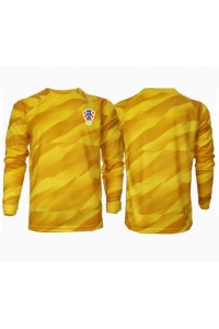 Fotbalové Dres Chorvatsko Brankářské Domácí Oblečení ME 2024 Dlouhý Rukáv